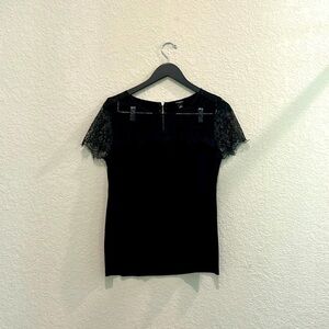 Ann Taylor black Medium blouse